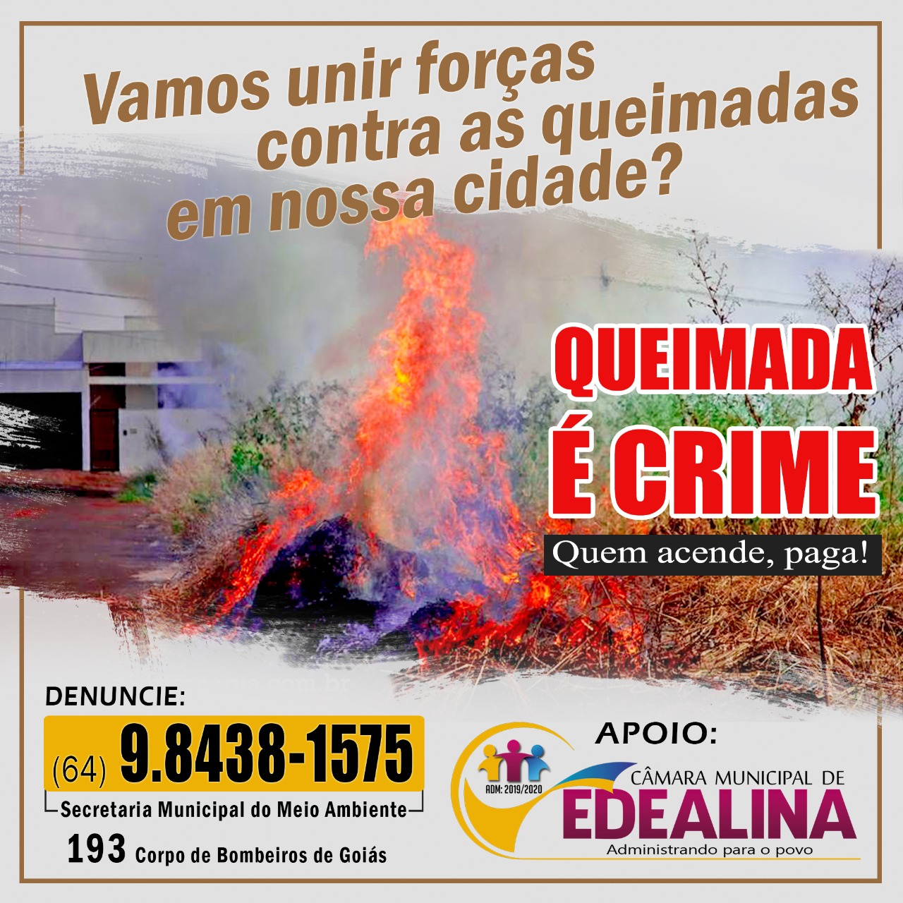 QUEIMADAS É CRIME.